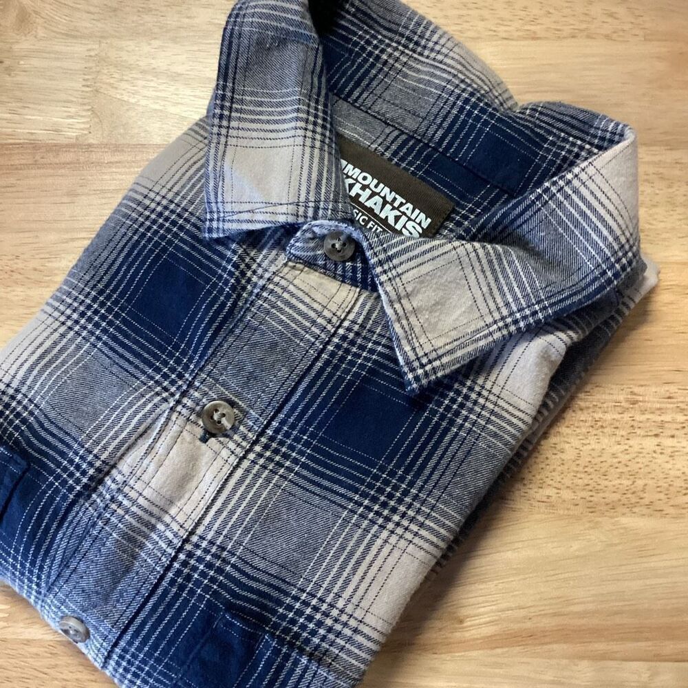 Men’s Mountain Khakis Short‎ Sleeved Plaid Shirt - Small